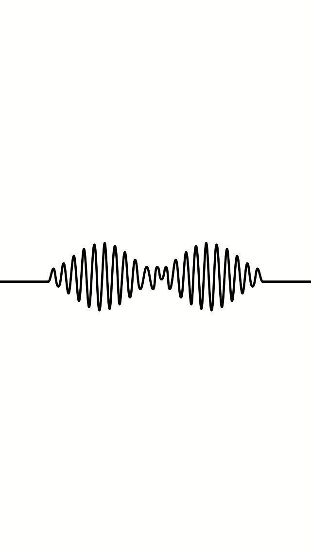 a black and white image of a sound wave