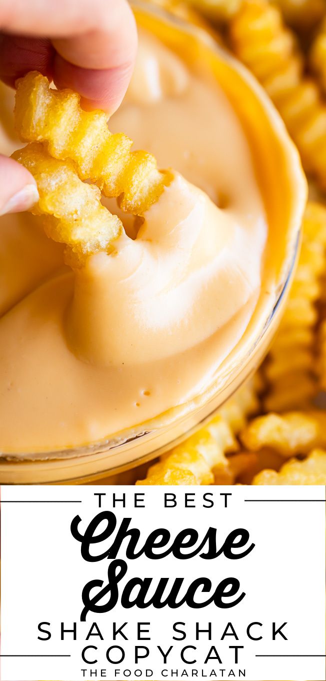 the best easy homemade cheese sauce from Shake Shack Copycat Portillos Cheese Sauce Recipe, Cheese Sauce For Fries, Best Cheese Sauce, American Cheese Sauce, Sauce For Fries, Easy Homemade Cheese, Crunchwrap Recipe, Sauce Cheddar, Potatoes Broccoli