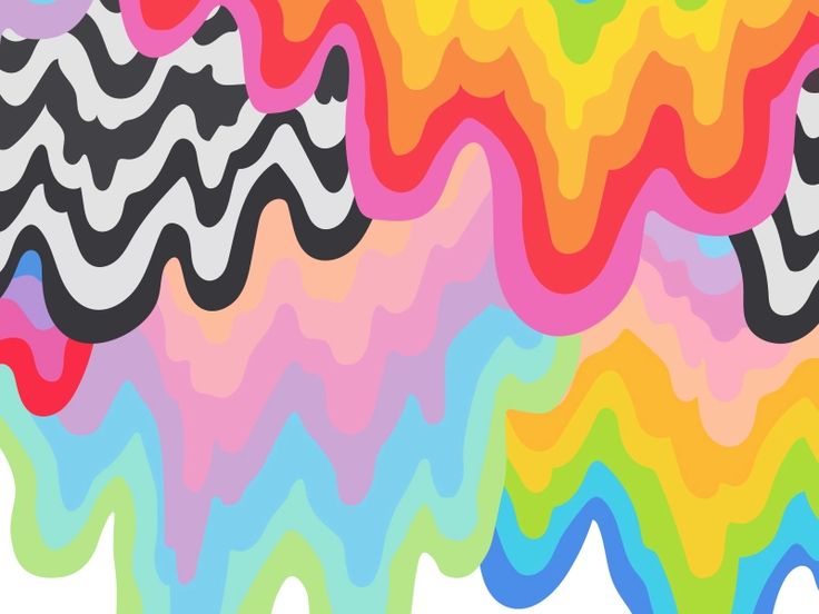 an abstract background with multicolored wavy lines