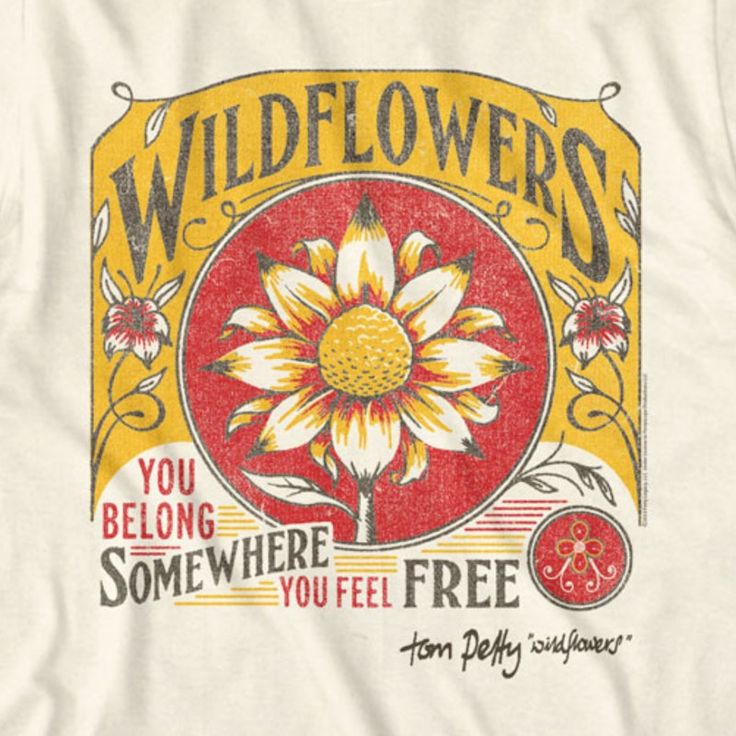 Wildflowers Tom Petty T-Shirt Trending Graphic Tees 2024, Wildflowers Tom Petty, Tom Petty Wildflowers, Woodstock Tshirt, Tom Petty T Shirt, Tom Petty Shirt, Granola Girl Outfits, Quote Shirts, Christmas Graphic Design