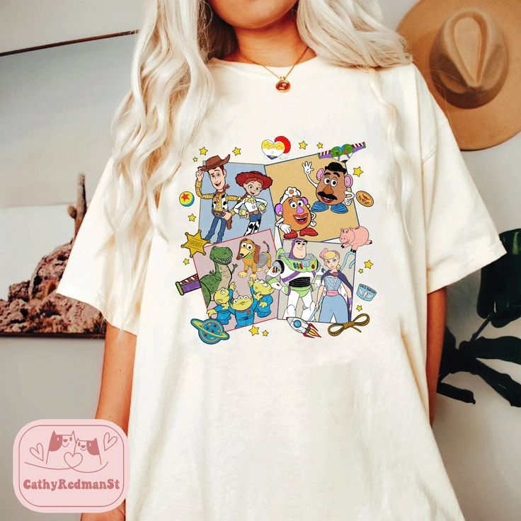 Retro Toy Story  Shirt, Disney Family Shirt, Toy Story Friends Shirt, Woody Jessie Buzz Lightyear Disney Character Shirts, Disney Vacation Shirts, Disney World Outfits, Toy Story Shirt, Disneyland Outfits, Retro Disney, Character Inspired Outfits, Disney Mom, Disneyland Shirts