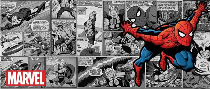 the amazing spider - man comic page with an image of his arms in the air