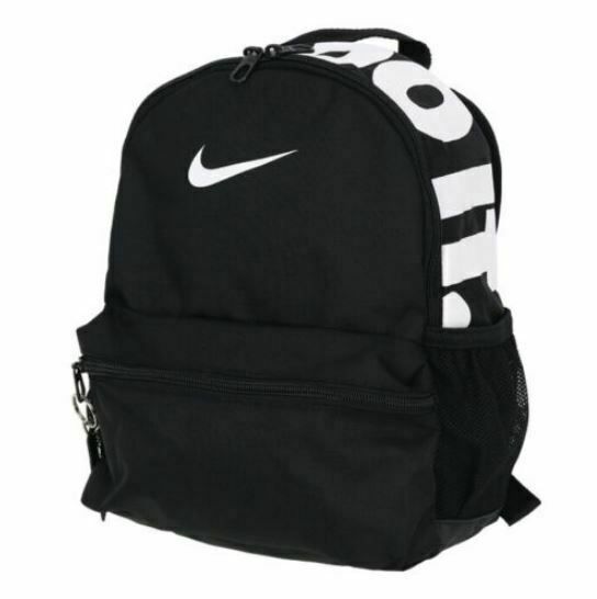 Nike Unisex Kid's Brasilia JDI Backpack AH4 BA5559-013 411 Brand new with tags   Comes in two styles: Black/White and Blue/Gray. Ships same or next day. Nike Black Backpack For Back To School, Nike Black Standard Backpack, Nike Black Gym Backpack, Nike Black Backpack For School, Nike Black Backpack For Gym, Nike Black Backpack For Daily Use, Nike Student Backpack, Nike Casual Black Backpack, Black Casual Nike Backpack