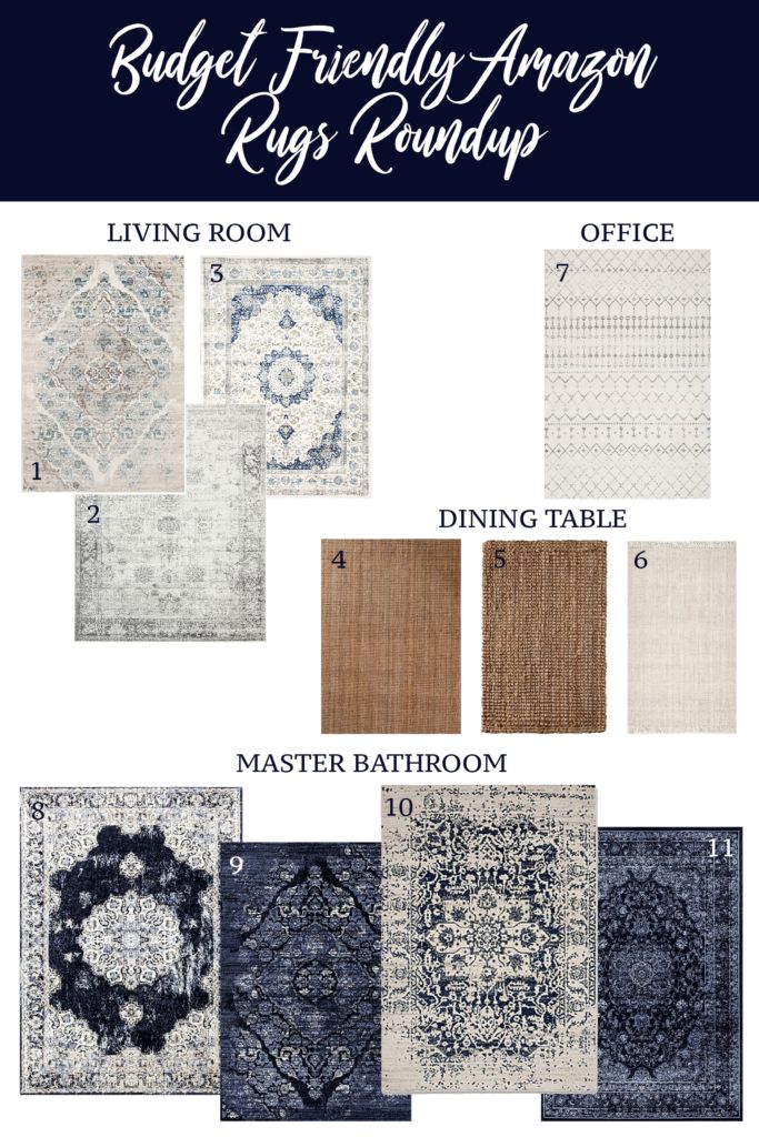 rugs with different colors and sizes are shown in this graphic diagram, which shows how to