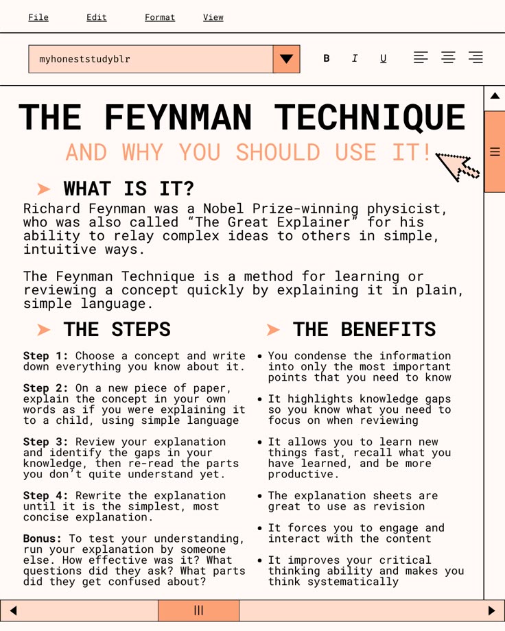 an image of a computer screen with the text, the fyffinn technique and why you should use it