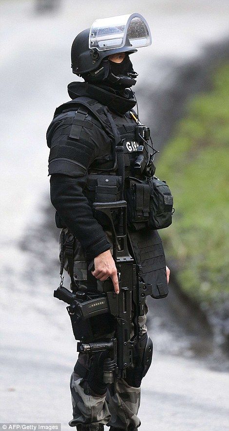 A member of GIPN, French police special forces, is pictured in Corcy, near Villers-Cotterets, north-east of Paris Cat Squad, Indian Army Wallpapers, Swat Police, Serie Bmw, Army Police, Army Images, Military Wallpaper, Military Special Forces, Special Force