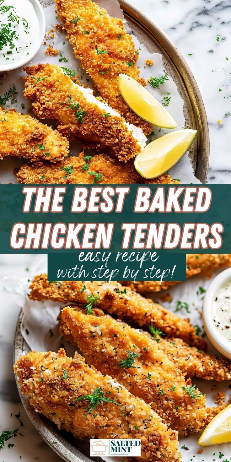 the best baked chicken tenders are easy to make and delicious