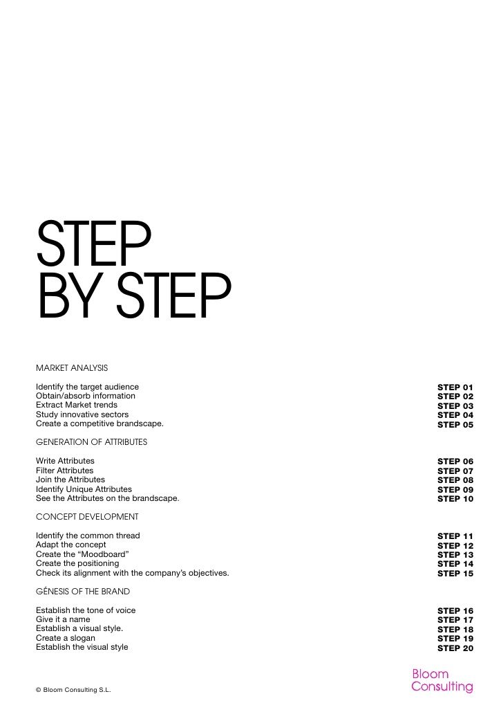 an instruction manual for the step by step system