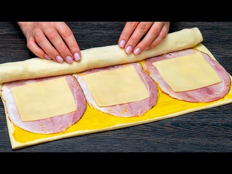 the dough is rolled up and ready to be put into the oven