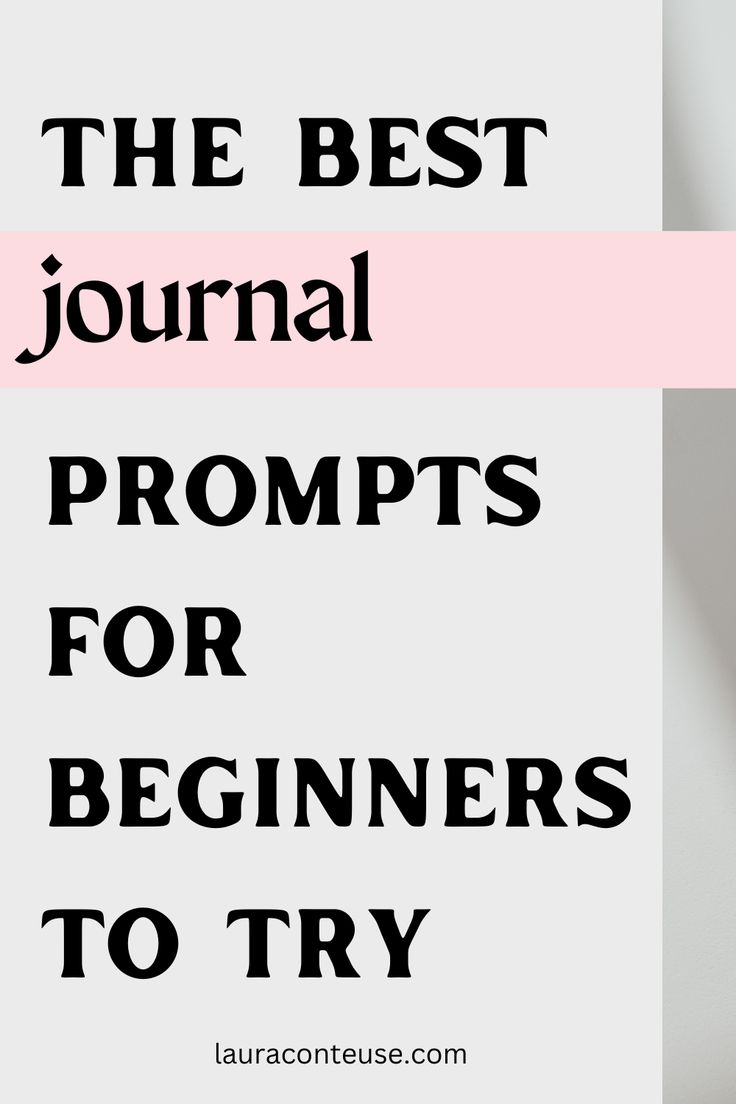 a pin that says in a large font 100 Good Journal Prompts for Beginners Journaling Prompts To Start The Day, Journal Prompt List, Starting My Journal, Guided Journaling Prompts, Journal Writing For Beginners, Ways To Start Journaling, Starting To Journal, Beginning Journal Prompts, Tips For Journaling