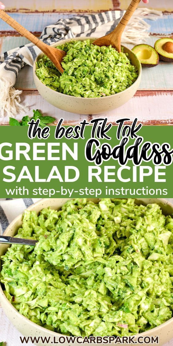 the best green goddess salad recipe with step - by - step instructions