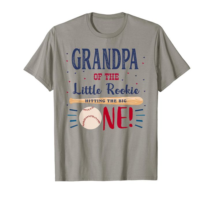 a gray t - shirt that says grandpa of the little redie hitting the big one