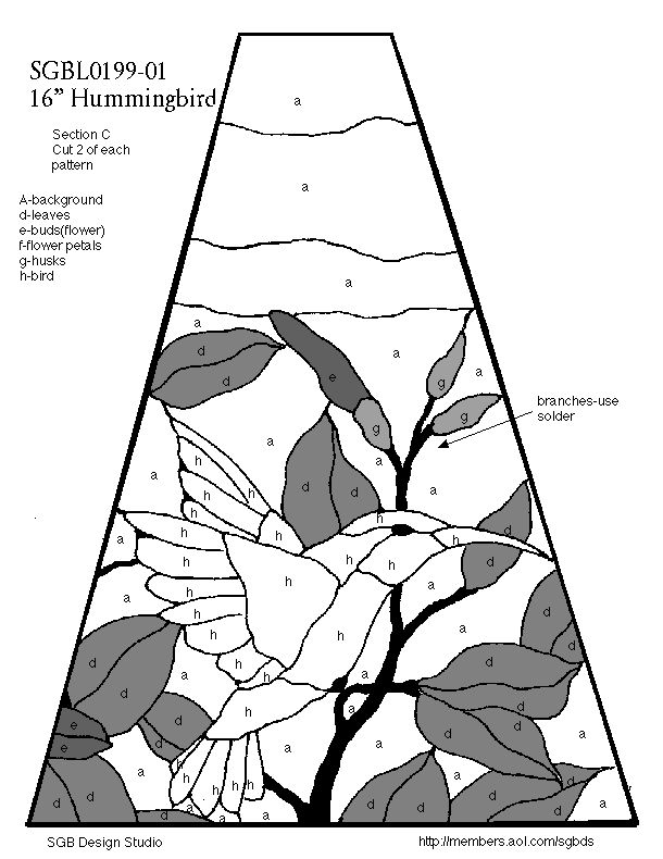 the diagram shows how to make a stained glass pyramid with flowers and leaves on it