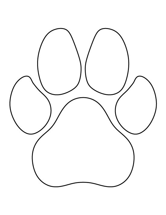 an animal's paw is shown in black and white