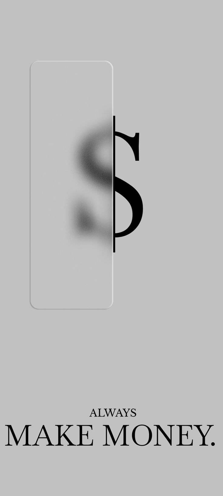 the cover of make money, with an image of a dollar sign in black and white