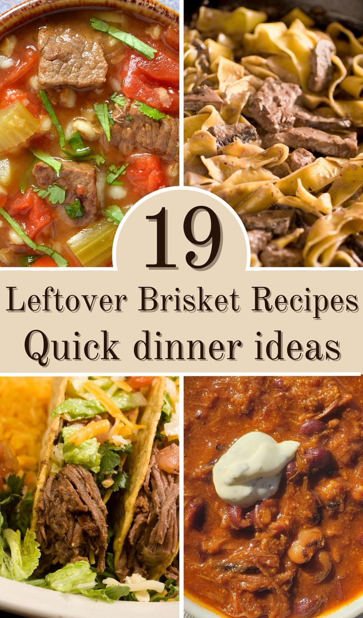 the top ten leftover brisket recipes that are quick and easy to make