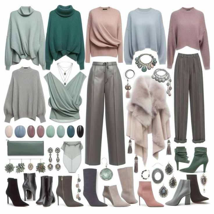 Soft Summer Office Outfit, Soft Summer Soft Dramatic, Soft Summer Style Outfits, Soft Summer Winter Wardrobe, Soft Summer Work Outfits, Soft Summer Color Palette Outfits Capsule Wardrobe, Soft Summer Color Palette Clothes, Soft Summer Outfits Color Palettes, Soft Summer Winter Outfits