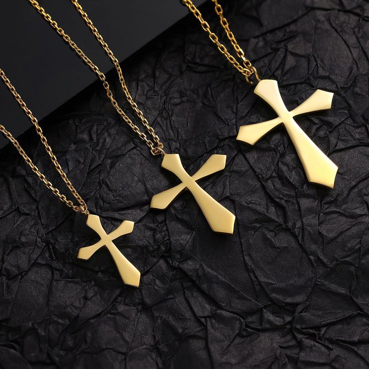 Dainty Gold Cross Necklace Women, 10k 14k 18k Gold Charm Pendant, Small Simple Gold Cross Necklace, Baptism Gift for Her Religious Jewelry Our gold cross necklaces are perfect choice for a Christmas, Mother's Day, valentine's day, birthday, wedding, anniversary, graduation, engagement, bridesmaid, and best friends gift. It's a good way to show appreciation to your mom, girlfriend, wife, grandmother, grandchildren, daughter, sister, best friend, boss or a co-worker. Also, a special treat just for Gold Cross Pendant Necklace For Baptism, Gold Cross Jewelry For Baptism, Classic Gold Jewelry For Baptism, Gold Hallmarked Necklaces For Baptism, Gold Cross Pendant Jewelry For Baptism, Gold Cross Necklace With Polished Finish, Gold Crucifix Necklace For Baptism, Gold Pendant Necklace For Baptism, 14k Gold Necklace For Baptism