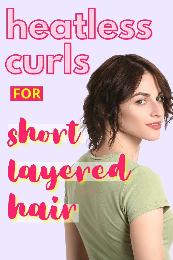 If you’re looking to completely stop getting heat damage, you don’t have to sacrifice curling your hair. There are tons of heatless options now for styling! Some people’s hair just curls better than others even without heat. Heatless curls can also take a little more time and effort to do but these are definitely alternatives that are worth a shot. Another great option is to use a curling ribbon. It can also work on short hair too, as long as you have enough hair to wrap around it. How To Wave Short Hair Without Heat, How To Make Short Hair Wavy Without Heat, Heat Free Curls For Short Hair, Heatless Curls Overnight Medium Length Hair, Rag Curls Short Hair, Hair Curlers Short Hair, Heatless Curls Overnight Layered Hair, Heatless Curls For Medium Length Hair, Heatless Curls Layered Hair