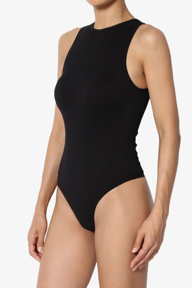 Featuring a convenient one-and-done design in a classic silhouette, this bodysuit is a simple yet flattering closet staple. Wear with high-waisted jeans or your favorite skirts and more?there's no wrong way to wear this comfortable piece.Thong panty with adjustable hook & eye gussetCrew neck, Sleeveless styling, Curve-hugging fitSeamless ribbed knit, ultimate base layerOne size fits most, 00~6Model size : 5'3" height, 34" bust, 24" waist, 34" hip, Normally wear 00~0, XS,24, and is wearing a size Tank Top Jumpsuit, Punk Looks, Lilac Grey, Summer Retro, Tank Bodysuit, High Waist Skirt, Vintage Punk, Ribbed Tank, Closet Staples