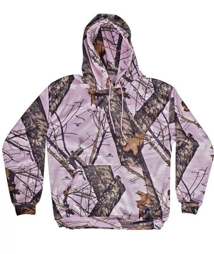 Mossy Oak Camo Hoodie Womens Sweat Shirt Pink Camouflage Pullover Sz S Small. New with tags! Yukon Gear Women’s Pink Camo performance fleece hoodie. Size small This deluxe performance hooded sweatshirt is made of 100% polyester and specifically designed for women. Featuring the popular Mossy Oak Pink Winter camo pattern with cuff sleeve and waist band, drawstring hood and kangaroo pockets. Perfect for everyday wear. Pink And Camo Outfit, Pink Camo Hoodie, Winter Camo, Pink Mossy Oak, Army Clothes, Mossy Oak Camo, Camo And Pink, Camo Outfits, Camo Sweatshirt