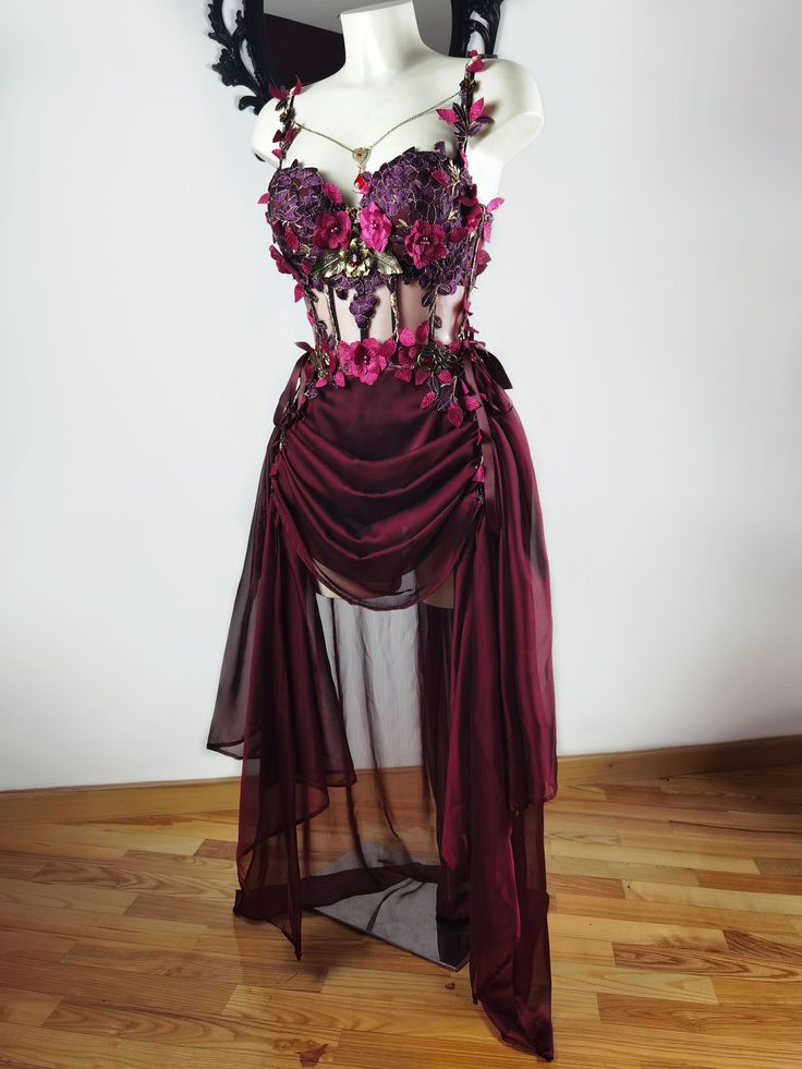 Custom Sheer Goddess Corset Fairycore Fantasycore Fantasy Costume Acotar Halloween Greek Burning Man Fairy Gown Persephone Spring Goddess - Etsy Halloween Corset, Fairy Gown, Armor Dress, Fantasy Gowns, Clothing Designs, Fairytale Dress, Drop Dead, Dress Inspo, Fantasy Dress