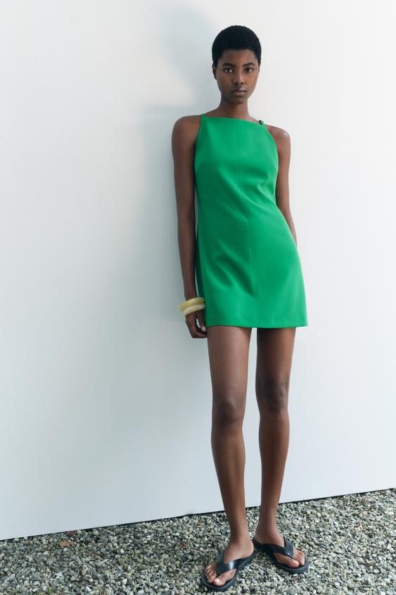 Zara Mini Dress Green, Mini Dress Collection, Zara Printed Green Dress, Zara Jacquard Dress Green, Zara Combined Dress, Zara Assymetric Dress Black, Zara Halter Dress Black, Zara Green Suede Dress, Dark Green Zara Dress