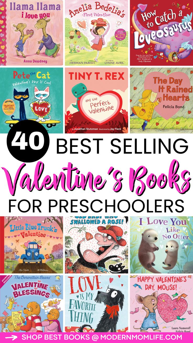 valentine's books for preschoolers with the words 40 best selling valentine's books for