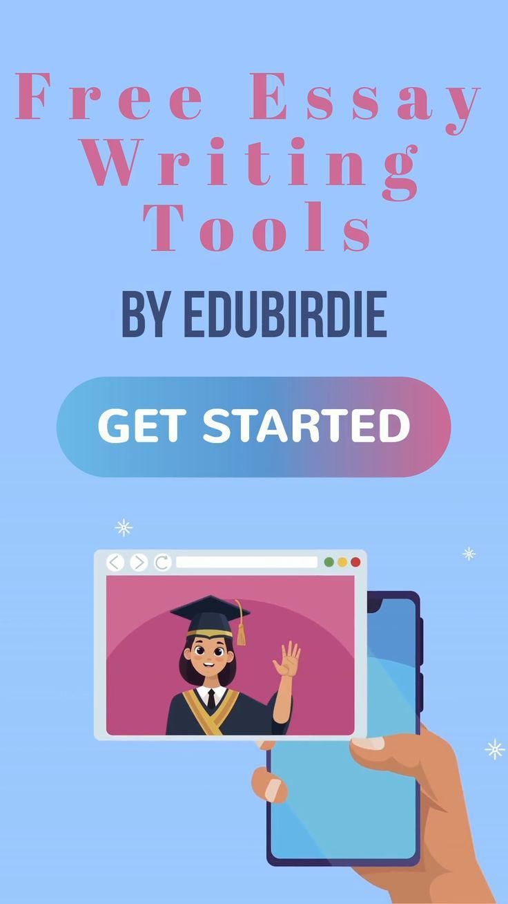 a hand holding up a cell phone with the text free writing tools by edubridge get started