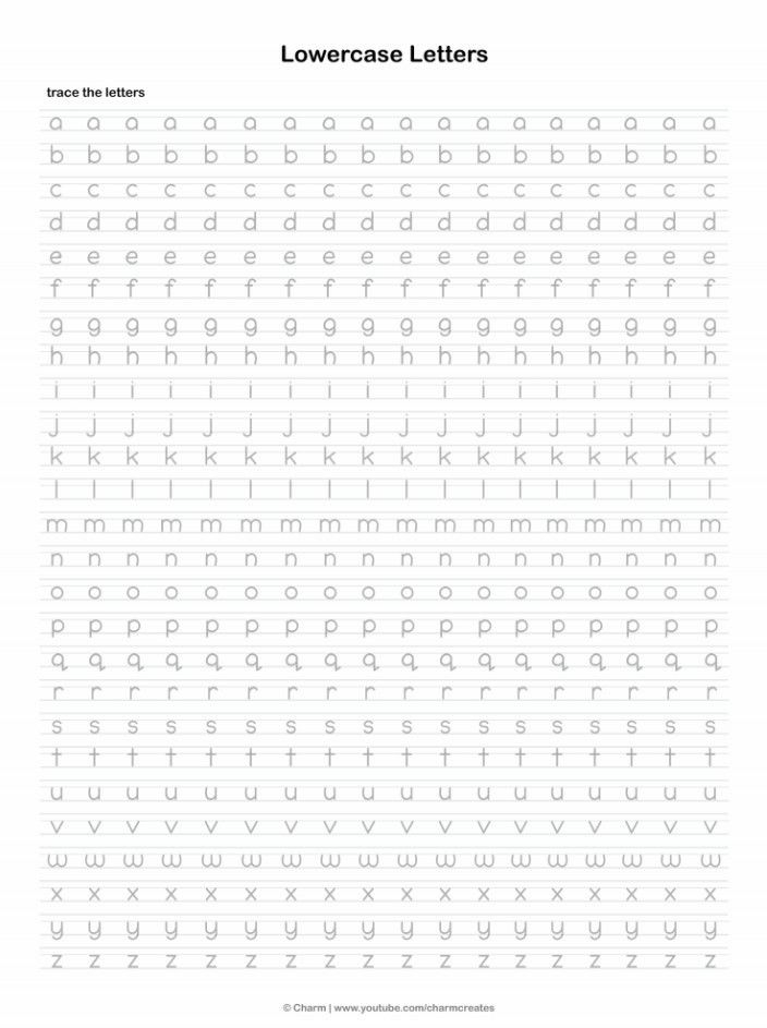 the lowercase letters and lowercase letters are shown in this printable worksheet