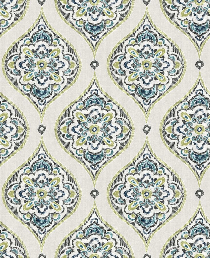 Sample Adele Green Damask Wallpaper Green Damask Wallpaper, Danielle Wallpaper, Mediterranean Wallpaper, Wallpaper Boulevard, Wallpaper Warehouse, Drawing Designs, A Street Prints, Aqua Wallpaper, Coastal House