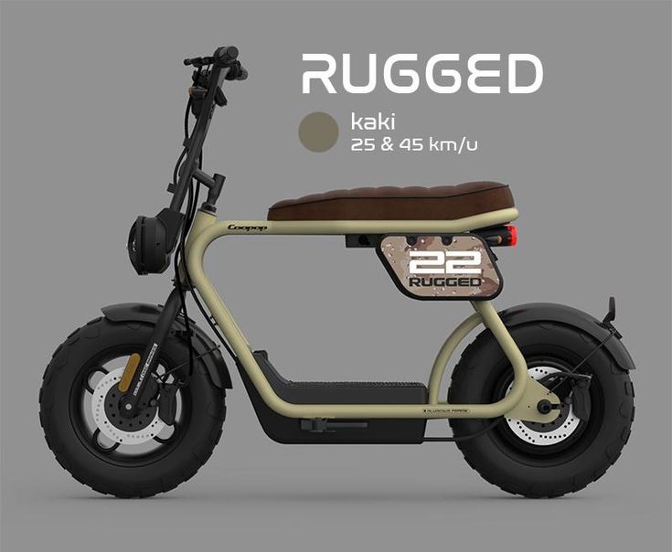 an electric scooter designed to look like a motorcycle