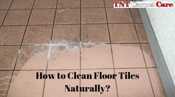 how to clean floor tiles naturally?