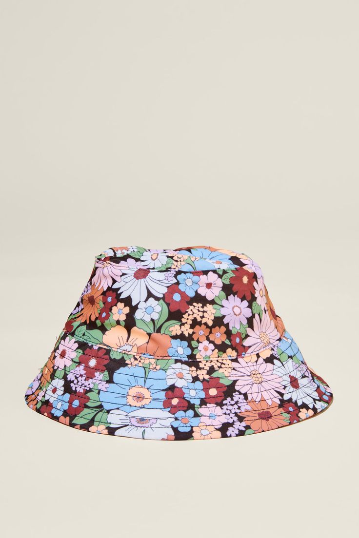 BABY SWIM BUCKET HAT Multicolor Summer Hat For Garden Party, Multicolor Curved Brim Bucket Hat For Spring, Spring Multicolor Curved Brim Bucket Hat, Playful Multicolor Sun Hat For Spring, Adjustable Floral Print Sun Hat For The Beach, Adjustable Floral Print Sun Hat For Beach, Adjustable Brimmed Sun Hat With Floral Print, Pink Floral Print Hat For Summer, Casual Brimmed Sun Hat With Floral Print