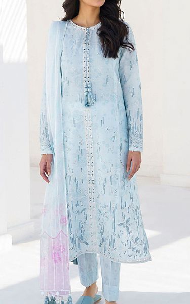 Baby Blue Lawn Suit -  Pakistani Lawn Suits Suit Pakistani, Suits Online Shopping, Add Sleeves, Lawn Suit, Pakistani Lawn Suits, Lawn Dress, Lawn Fabric, Lawn Shirts, Lawn Suits