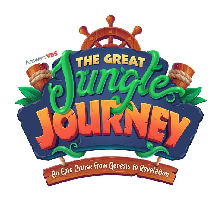 the logo for the great jungle journey, an epic cruise from genius to revealed by disney