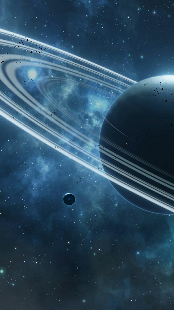 an artist's rendering of the planets in space