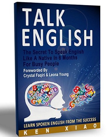 the book talk english is shown with an image of a person's head and brain