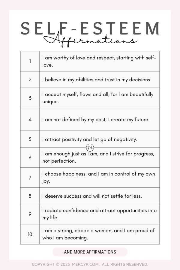 Self esteem affirmations pdf How To Boost Your Self Esteem, How To Work On Self Esteem, Affirmation For Low Self Esteem, Confident Affirmations Self Esteem, Building Self Esteem Positive Affirmations, Rebuilding Self Esteem, Improving Confidence, Confident Boost, Self Value Affirmations