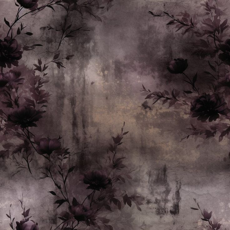 an image of a painting with flowers on the wall and in the background it is dark