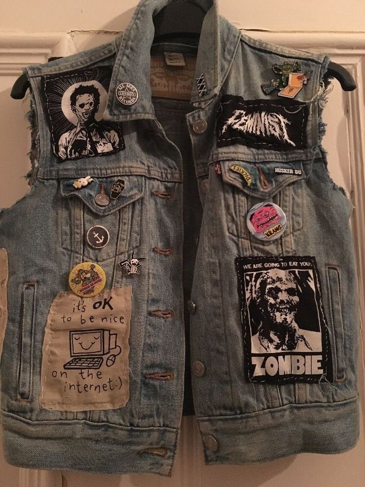 Battle Vest Punk, Battle Jacket Outfit, Battle Vest Outfit, Battle Jacket Back Patch, Battle Jacket Metal, Patch Jacket Ideas, Battle Jacket Ideas, Punk Jacket Diy, Punk Battle Jacket