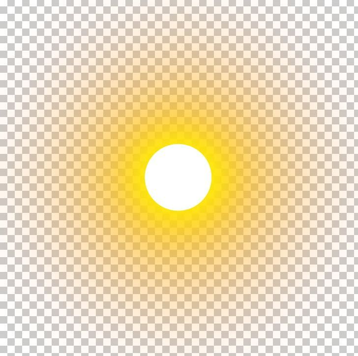 an orange and yellow sun on a white background, with the light shining through it