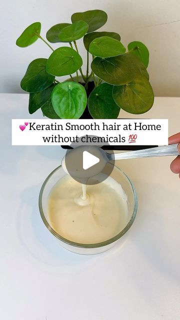 Anu9 on Instagram: "Keratin Smooth hair at Home without chemicals 💕 for straight smooth and shiny hair  Ingredients  Cooked rice  Curd  Banana  Coconut oil  . . Follow @anubeauty.tips for more ❤️ . . #keratintreatment #keratintreatments #keratinehair #keratin #keratinextensions #keratintreatmentdubai #keratintreatmenttoronto #keratintreatmentnyc #Keratintreatmentlondon #trending #viralreels #reels #reelsinstagram #reelitfeelit   Disclaimer : These videos are intended for informational purposes only. All information I provide on this Account  with these videos should not be considered as a substitute for prescription suggested by beauty, diet and health care professionals. Viewers are subjected to use these information at their own risk. This account  doesn’t take any responsibility for an Smooth And Shiny Hair, Banana Hair Mask, Keratin Extensions, Hair Ingredients, Health Care Professionals, Coconut Oil Hair Mask, Beauty Diet, Cooked Rice, Banana Coconut