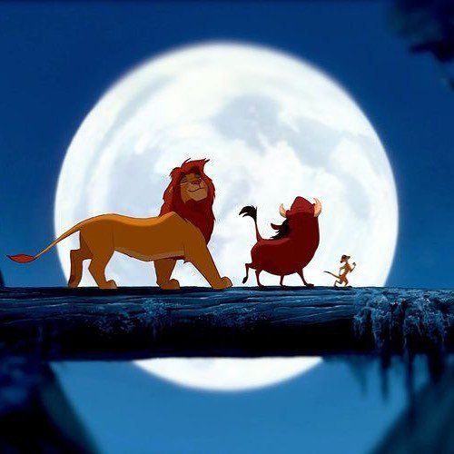 the lion and the mouse from disney's animated movie