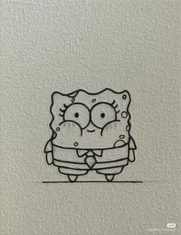 a drawing of an angry spongebob holding another spongebob in his arms