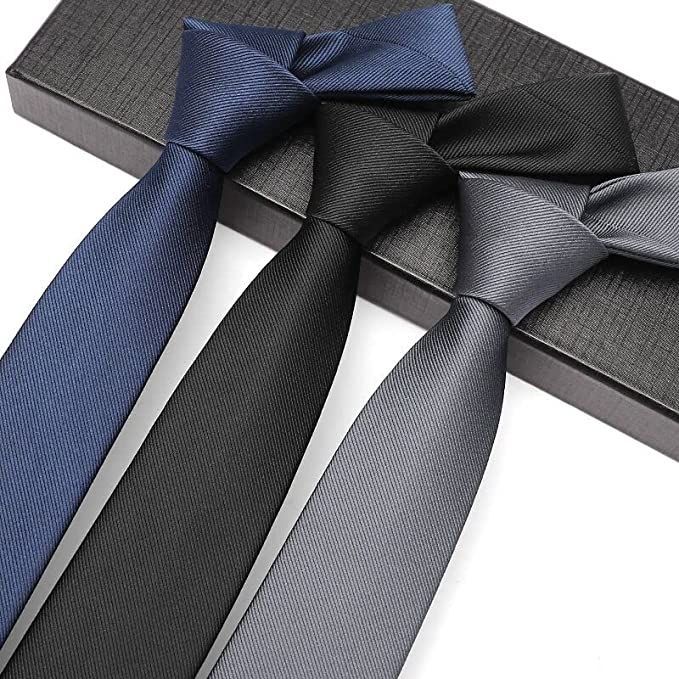 WeiShang Lot 4 PCS Classic Men's Skinny Width 2.3" Slim Necktie Solid Color Tie Cool Ties Men, Men’s Ties, Polo Mens Fashion, Mens Formal Outfits, Mens Scarf Fashion, Wedding Dance Party, Mens Work Outfits, Men Ties, Formal Tie