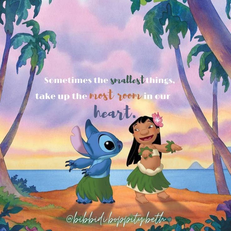 an image of the little mermaid and stitch from disney's pooh