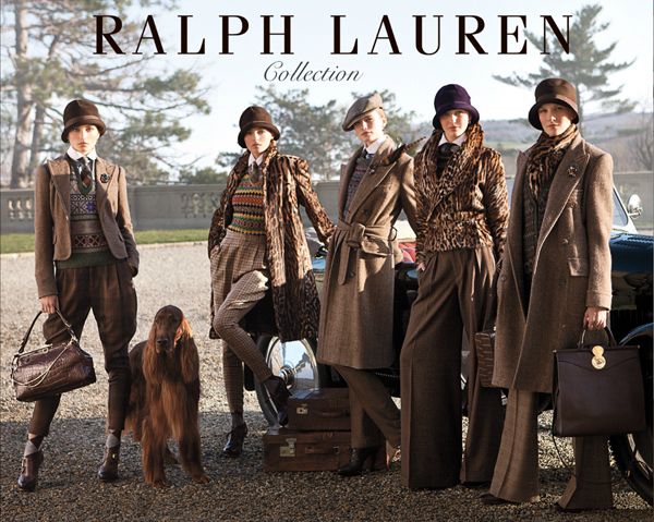 A Ralph Lauren ad from Fall 2012. Ralph Lauren Ads, Ralph Lauren Ad, Mode Country, Downton Abbey Fashion, Ralph Lauren Fall, Parisienne Chic, British Country, Country Fashion, Ralph Lauren Style