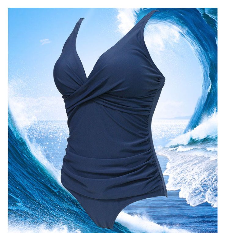 Introduction: Get ready to turn heads at the beach or poolside with this stunning one-piece swimsuit. The ruched shoulders add a touch of glamour and sophistication to the classic design, while the comfortable and stretchy material ensures a flattering fit. Perfect for those who want to showcase their curves while feeling confident and comfortableMaterial: NylonColor: Black, Burgundy, Royal BlueSize: S, M, L, XL, 2XL, 3XLItem: SwimwearStyle: One-piece SwimsuitSleeve Length: SleevelessPattern Sty Ruched One-piece Tankini For Sunbathing, Summer One-piece Ruched Swimwear, Ruched Tankini For Sunbathing, Solid Color Ruched Swimwear For Beach Party, Sleeveless Ruched Swimwear For Pool, Solid Ruched Swimwear For Beach Party, Ruched One-piece Tankini For Poolside, Sleeveless Ruched Swimwear For Sunbathing, Summer Swimwear With Ruched Back