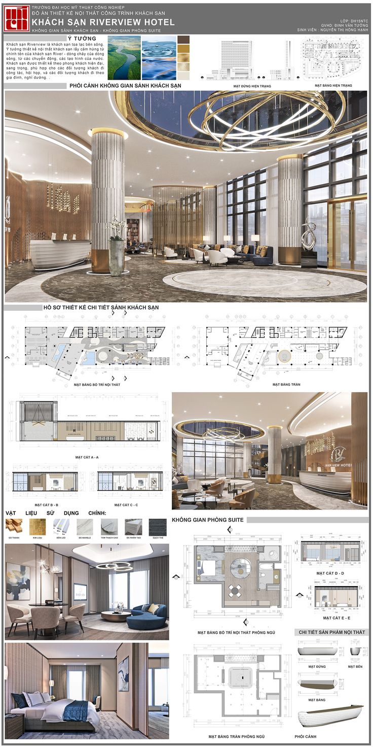 an architectural plan for a hotel room